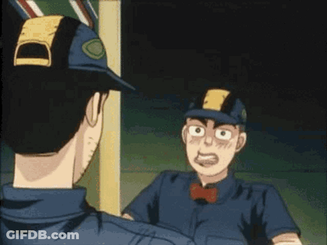 Initial D Itsuki And Bunta Fighting GIF