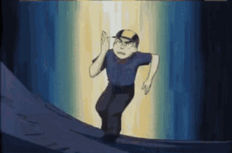 Initial D Itsuki Takeuchi Running Fast GIF