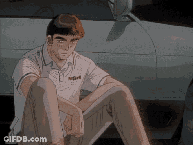 Initial D Lonely Koichiro Iketani GIF