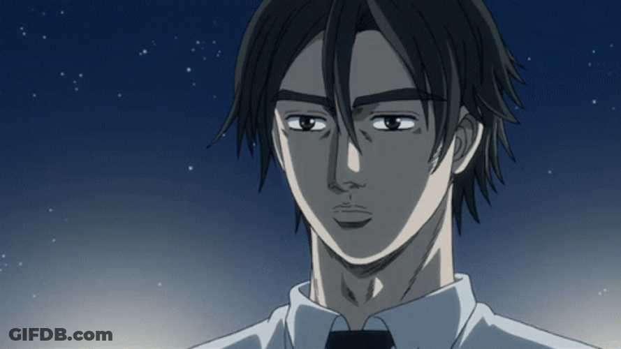 Initial D Ryosuke Takahashi Nodding GIF