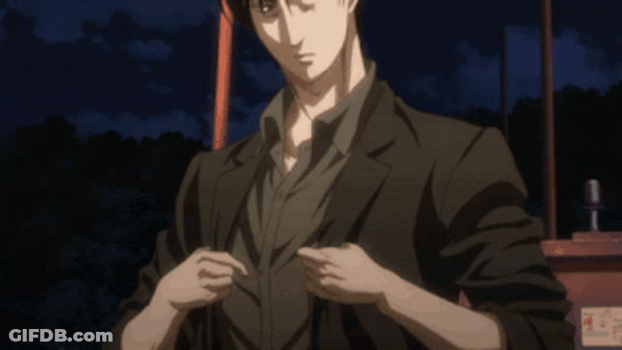 Initial D Ryosuke Takahashi Removing Jacket GIF