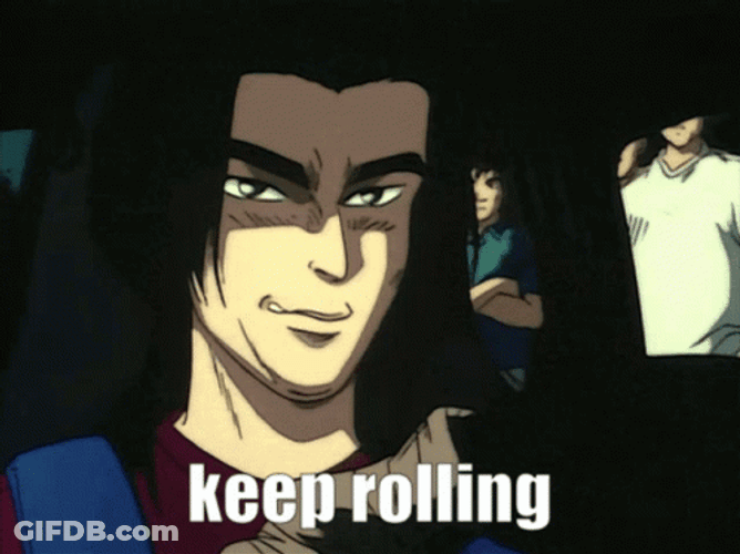 Initial D Shingo Shouji Keep Rolling GIF