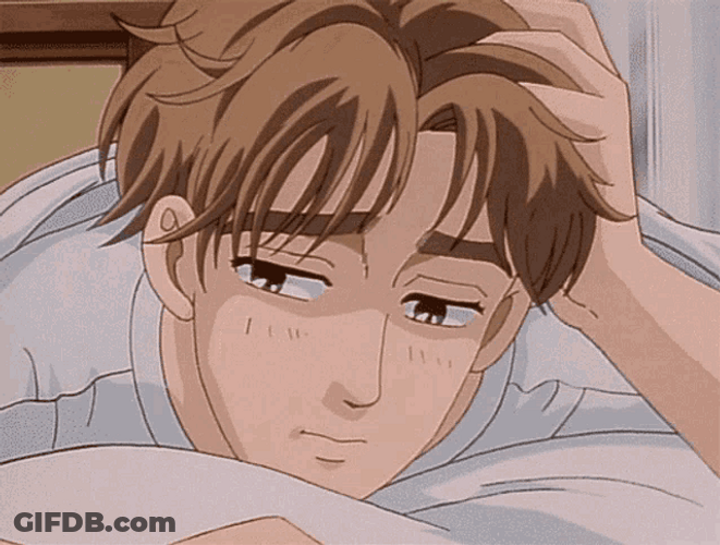 Initial D Sleepy Takumi Fujiwara GIF