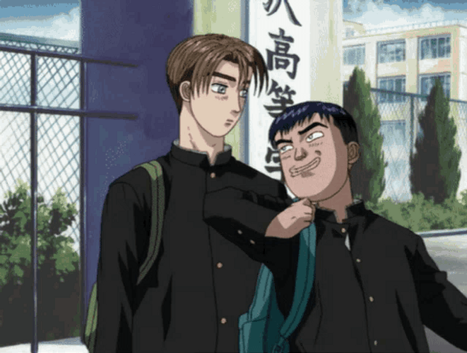 Initial D Takumi Fujiwara Itsuki Takeuchi GIF