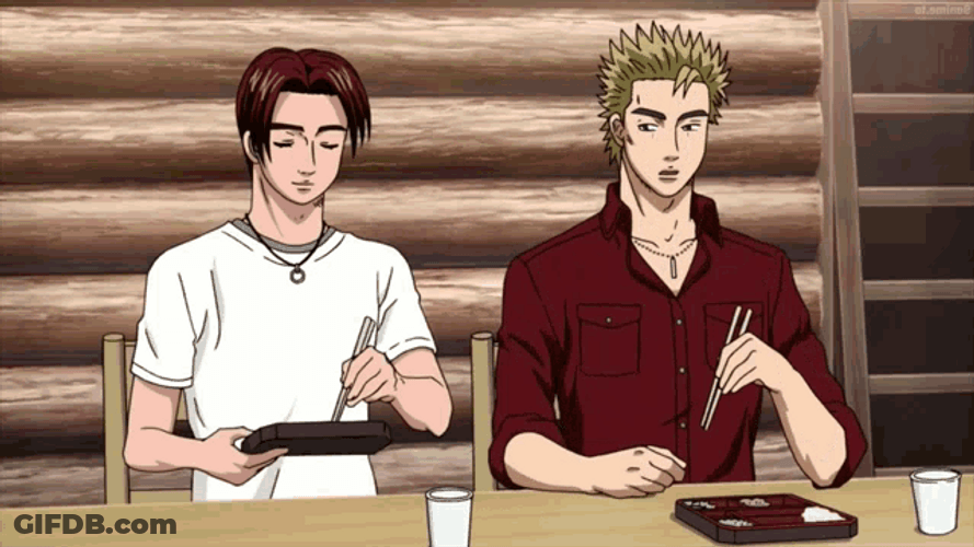 Initial D Takumi Fujiwara Keisuke Takahashi GIF