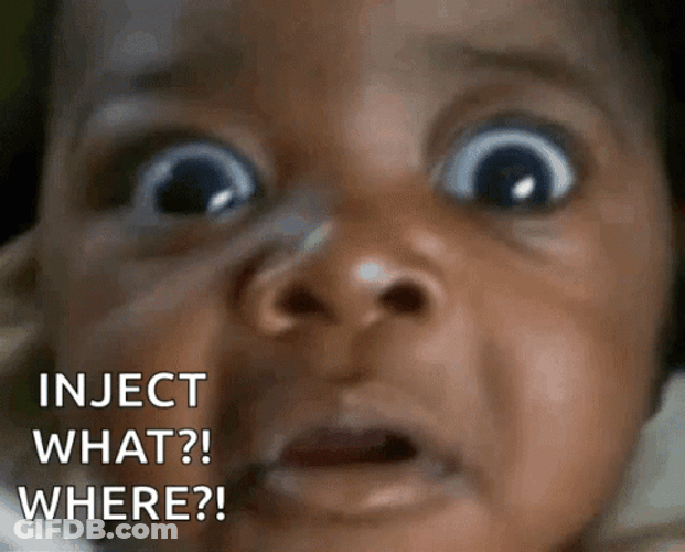 Injection Scared Baby What Face GIF