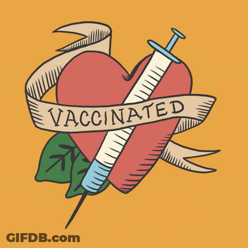 Injection Syringe Vaccinated Heart GIF
