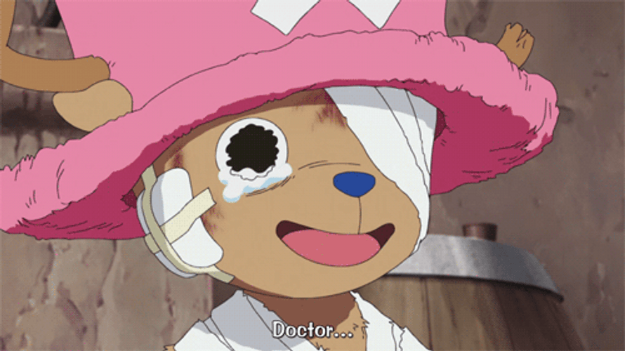 Injured Chopper Crying GIF
