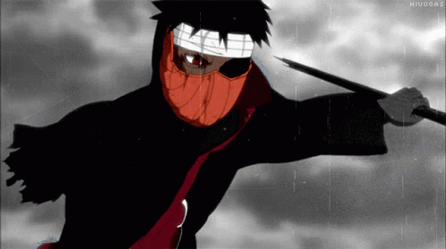 Injured Tobi Obito Uchiha GIF