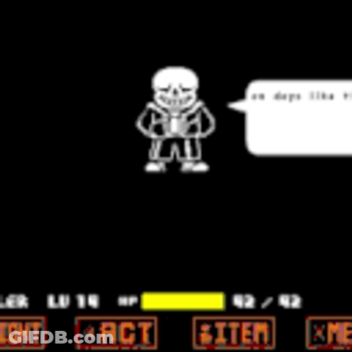 Ink Sans Commanding Amino Game Feature GIF