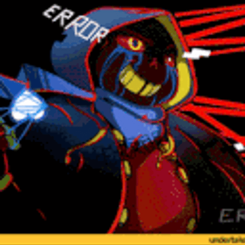Ink Sans Error Sans Character Smiling GIF