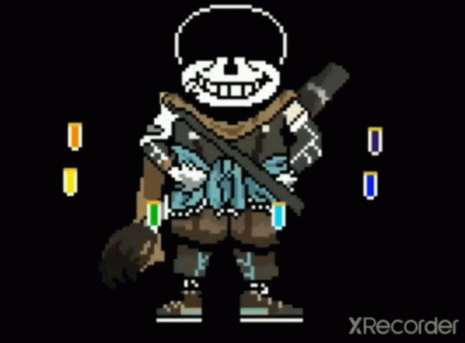 Ink Sans Ink Battle In Hood GIF