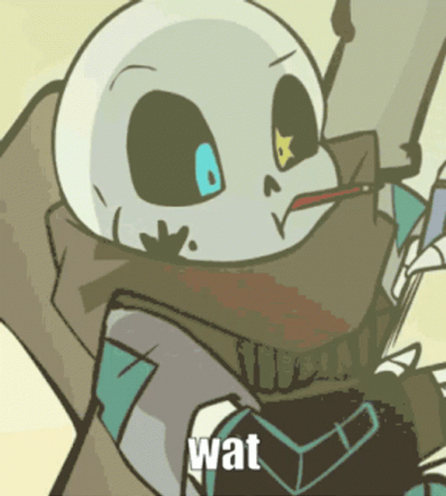Ink Sans Thinking About Art Saying What GIF
