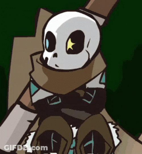 Ink Sans Vomiting Ink GIF