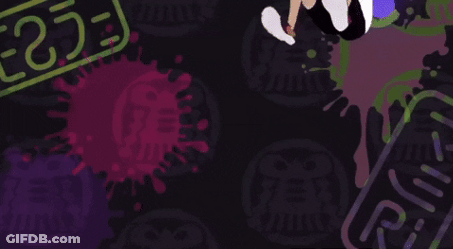 Inkling Splatoon Squid GIF