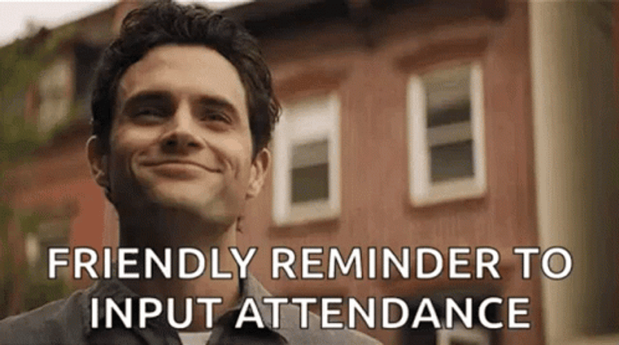 Input Attendance Penn Badgley Waving GIF