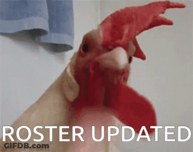 Inquisitive Rooster Roster Updated GIF