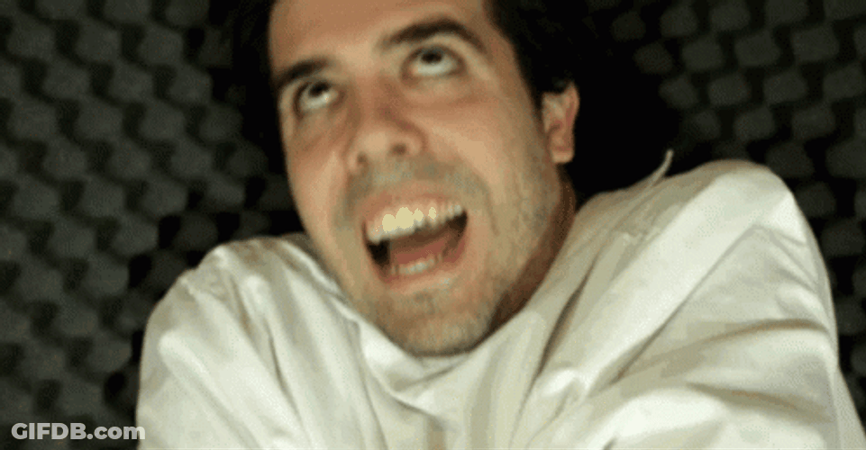Insane Man In High GIF