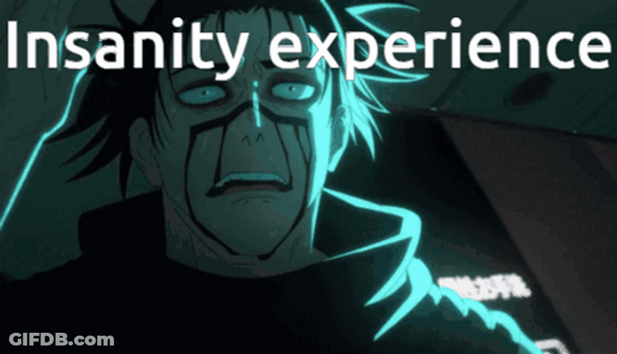 Insanity Experiences Headache And Delusions GIF