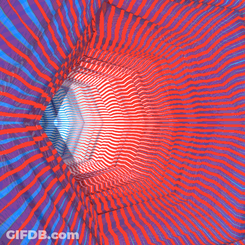 Inside Blue And Red Vortex GIF