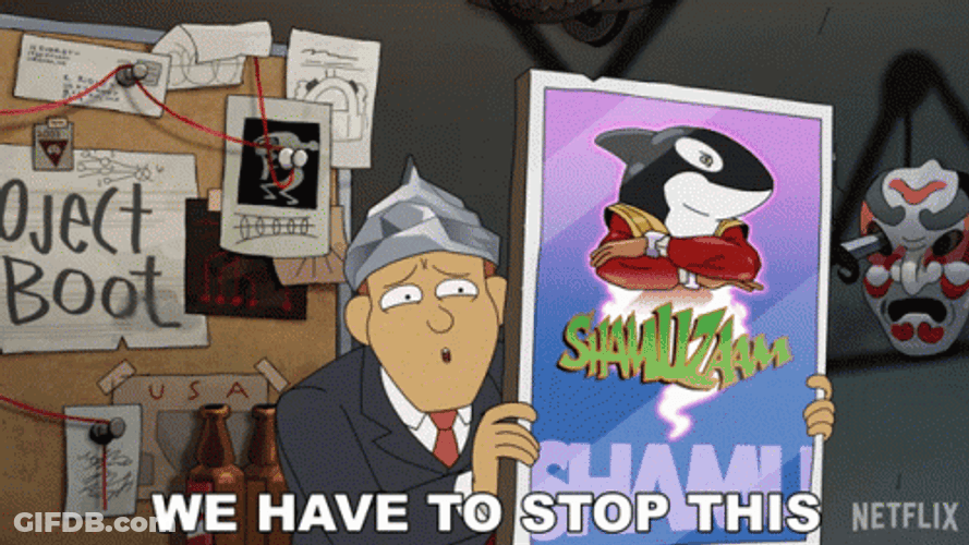 Inside Job Brett Hand Poster GIF