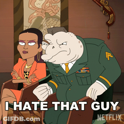 Inside Job Glenn Dolphman Hates Guy GIF