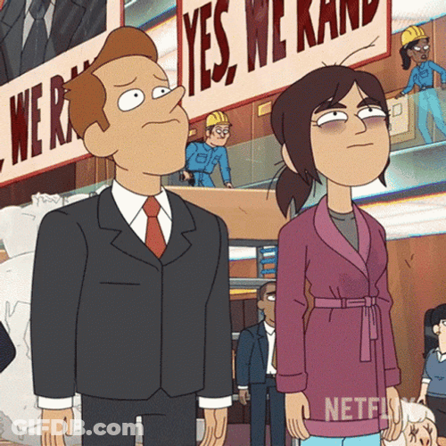 Inside Job Reagan Ridley Brett Hand Looking Up GIF