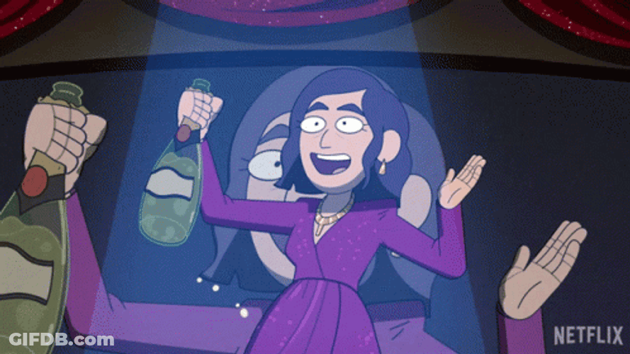 Inside Job Reagan Ridley Celebrating GIF