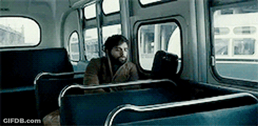 Inside Llewyn Davis Lonely At The Bus GIF