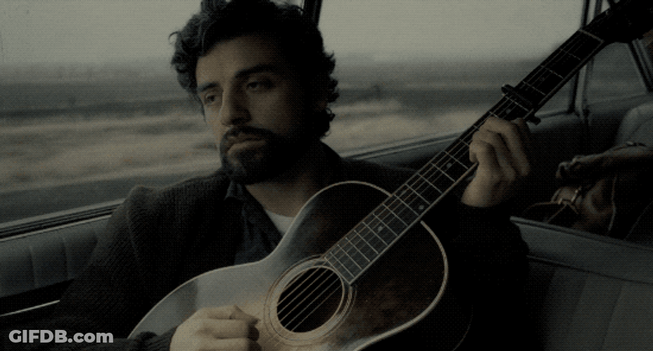 Inside Llewyn Davis Playing Guitar GIF