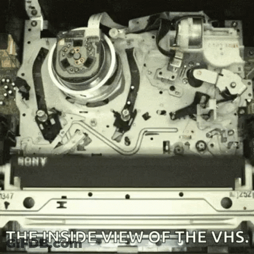 Inside Of A Vhs Animation GIF