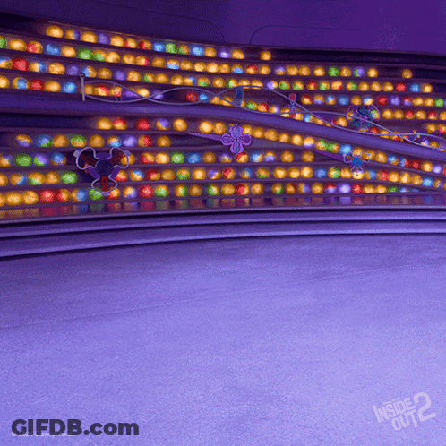 Inside Out 2 Poster Purple Background GIF