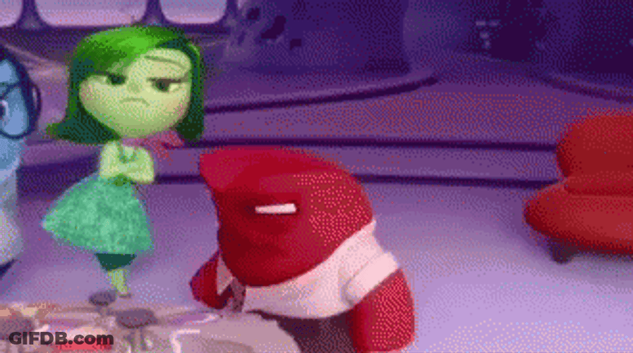 Inside Out Anger Babbled What To Do GIF