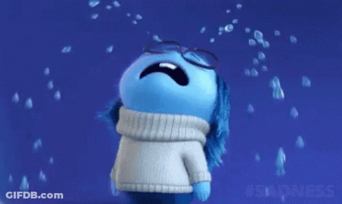 Inside Out Character Crying GIF