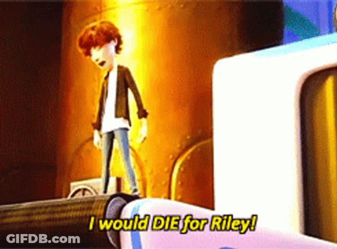 Inside Out Imaginary Boyfriend Standing GIF