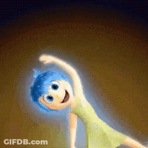Inside Out Joy Raising Hands GIF