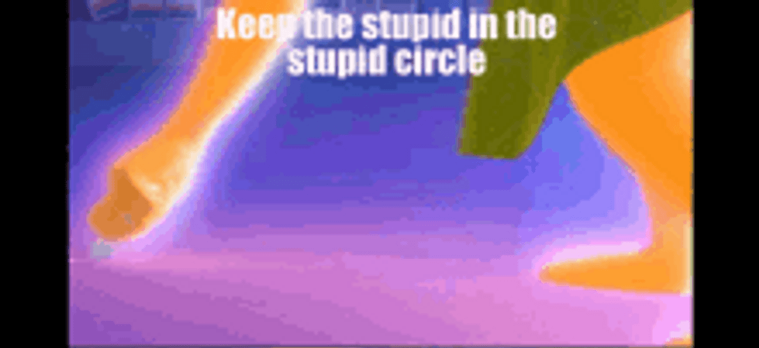 Inside Out Sadness Draw Chalk Circle Stupid People GIF