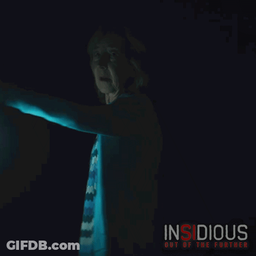 Insidious Out Of Further Elderly Woman Holding Lantern GIF