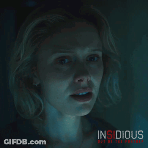 Insidious Out Of The Further Movie Poster Woman In Dark GIF