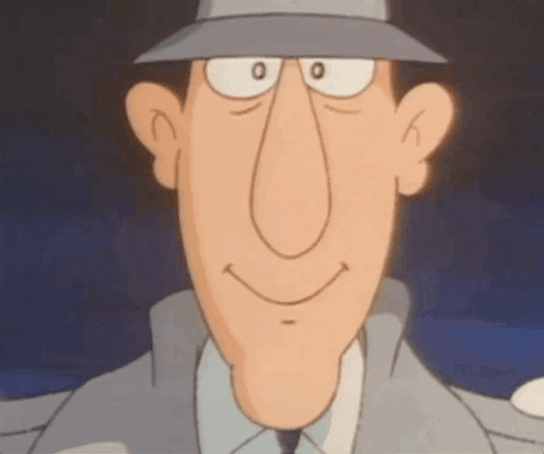 Inspector Gadget Cheerful Grin GIF