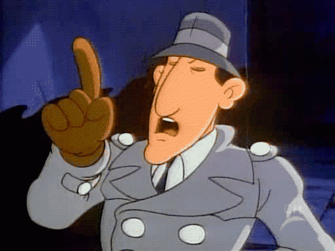 Inspector Gadget Saying No GIF