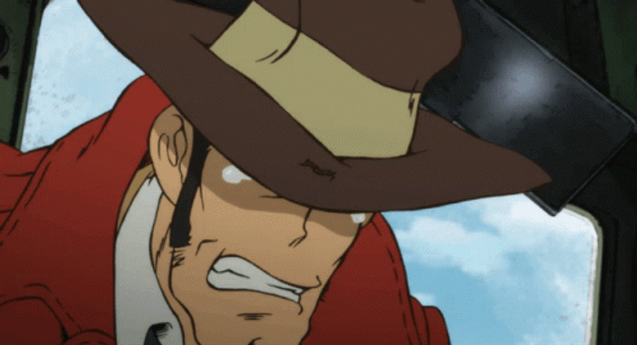 Inspector Koichi Zenigata Laughing Then Crying GIF