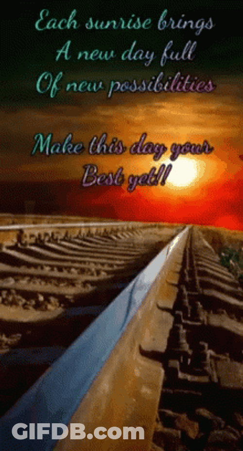 Inspiration Quote New Sunrise GIF