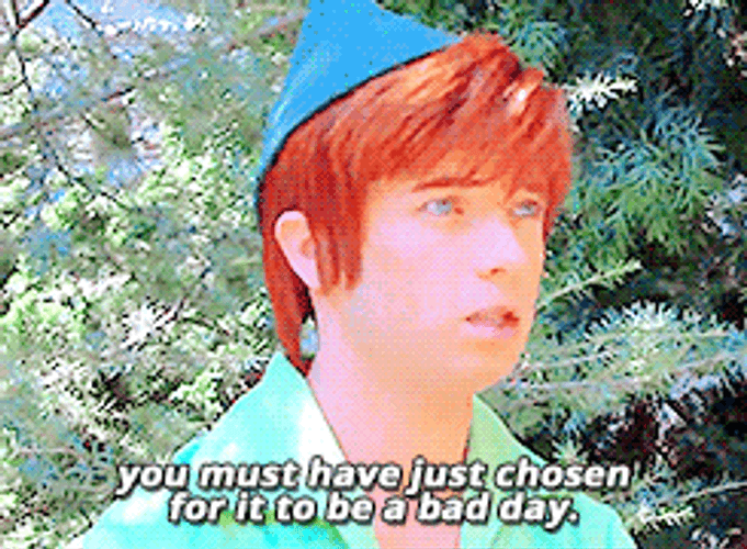 Inspirational Peter Pan Bad Day GIF