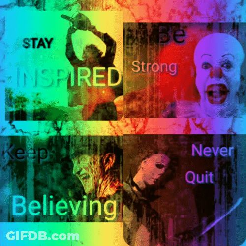 Inspirational Poster Stay Inspired Never Quit GIF