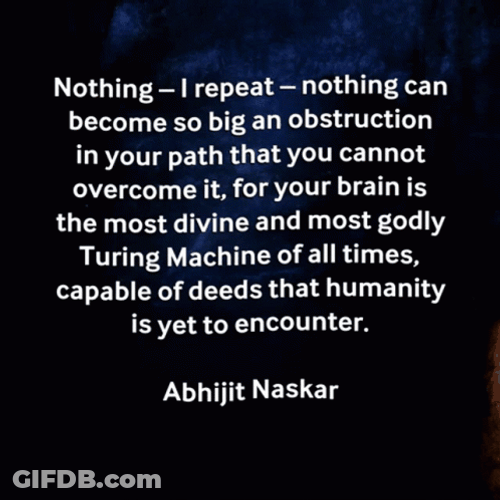 Inspirational Quote Brain Humanity GIF