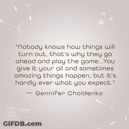 Inspirational Quote Play The Game GIF