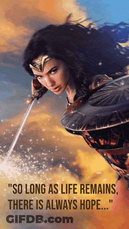 Inspirational Wonder Woman Hope GIF