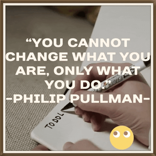 Inspirational Words Change To Do List GIF
