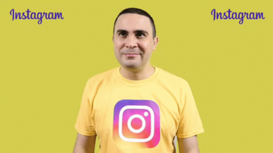 Instagram Logo T-Shirt GIF